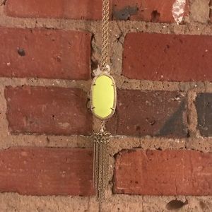 Kendra Scott Neon Yellow Rayne